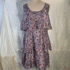 Elegant Floral Sleeveless Dress